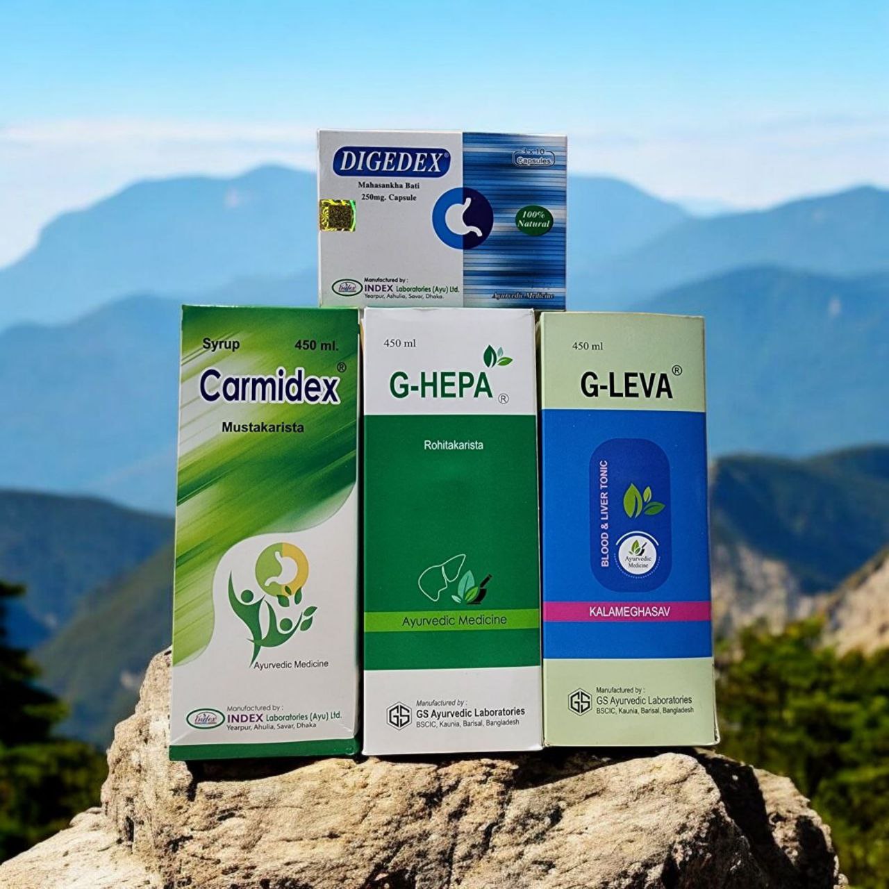 Digedex + Carmidex + G-Hepa + G-Leva